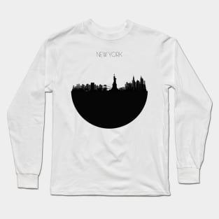 New York Skyline V2 Long Sleeve T-Shirt